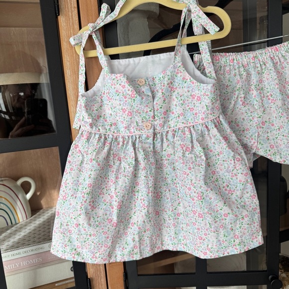 TBBC Idabelle's Bloomer Set Mountain Brook Mini Floral Worth Avenue Eyelet top - Picture 5 of 10